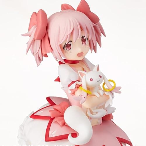 YLQANONG KanameMadoka Figures Anime Kaname Madoka Figure Statues PVC Madoka Kaname Anime Action Figurine for Fans 6.69IN thumbnail 6