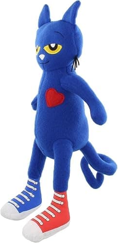MerryMakers Pete the Cat Plush Doll, 14.5-Inch , Blue thumbnail 4