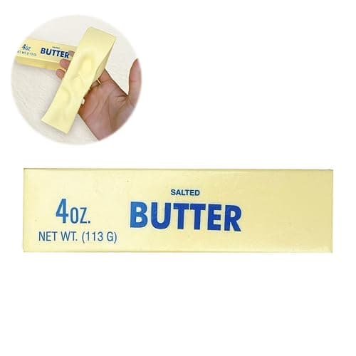 1Pc/2Pcs Butter Stick Slow Rising Squeeze Toy Salted Butter Bar Slow Rising Figure Stress Relief Fidget Toy for Anxiety Relief Hand Relax (1) thumbnail 6