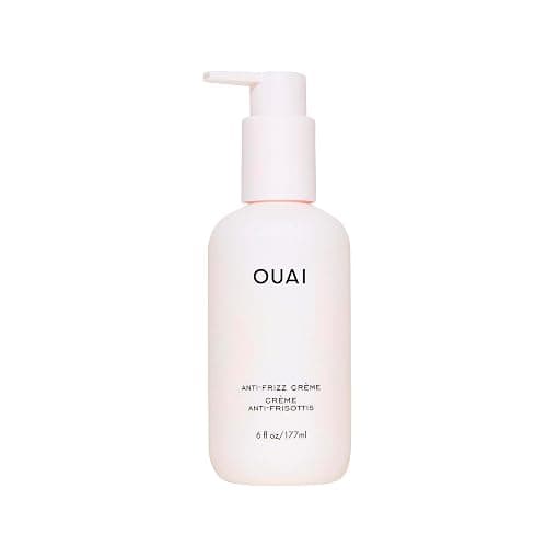 OUAI Anti Frizz Cream - Moisturizing Hair Cream with Frizz Control & Heat Protection - Provides Lasting Hydration with Jackfruit & Beetroot Extract - Paraben, Phthalate & Sulfate Free (6 oz) - 6 Ounce (Pack of 1) - Image 1