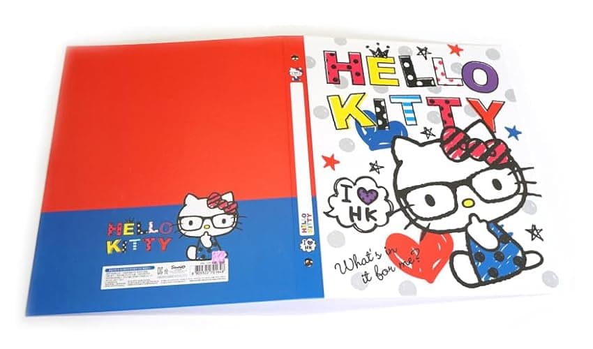 Kitty's Hard Cover 3 Ring Binder Set of 2-2 Different Designs - Officially Licensed thumbnail 3