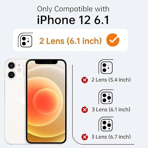 Kiresen Designed for iPhone 12 Case with Screen Protector - Upgraded Camera Protection - Wireless Charging Compatible - Silicone Protective Phone Case 6.1" for Men Women Girls - Pine Green thumbnail 8