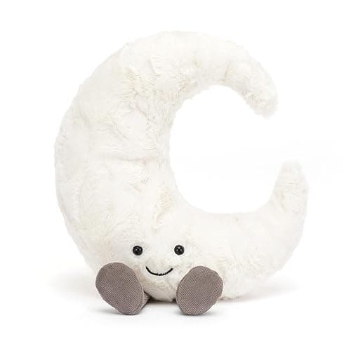 Jellycat Amuseables Moon Stuffed Toy, Medium 10.5" - Moon Plush - Fun Gift Idea thumbnail 3