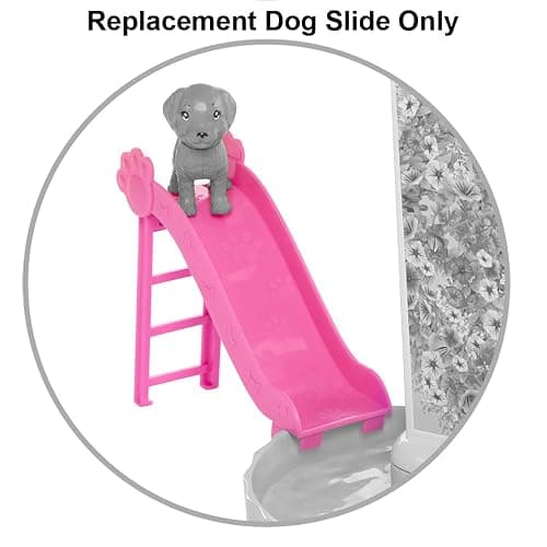 Replacement Part for Barbie Doll Dreamhouse Doll House Playset HMX10 - Replacement Pink Dog Slide thumbnail 2