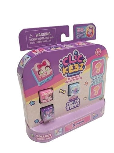 Clickeez: Multipack | Includes 5 Clickable Keyboard Collectibles! | 70 Characters To Find, Cute Themes & Rare Surprises | Girls Gifts and Collectables Ages 6+ - Image 1