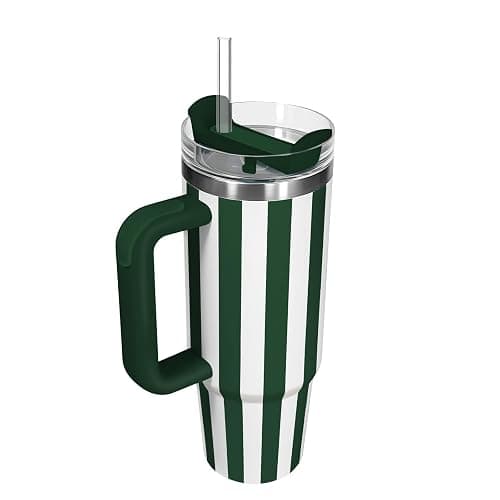 Master Jack 30 OZ Tumbler Classic Retro Stripes Cup | Oasis Cabana Gloss thumbnail 3