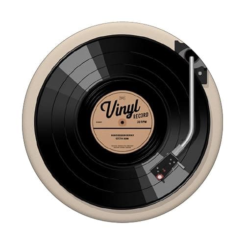 Vinyl Record Player Vinyl Collector Retro Music Lover PopSockets Adhesive PopGrip thumbnail 3