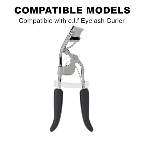 80Pack Fit for elf Eyelash Curler Refills,High Elasticity Silicone Replacement Pad Compatible with e.l.f. Pro Eyelash Curler,Gentle & Safe,Use with Eye Lash Curler. thumbnail 6