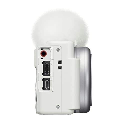 Sony ZV-1F Vlog Camera for Content Creators and Vloggers White thumbnail 8