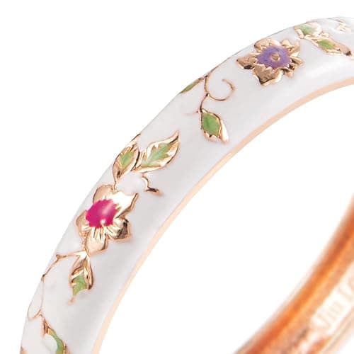 UJOY Vintage Bracelet Colorful Cloisonne Women Hinged Bangles Enameled Bracelets Jewelry Gifts 55A82 thumbnail 5