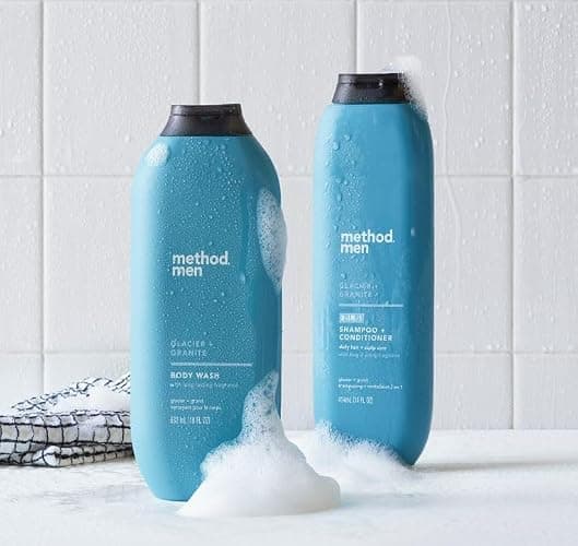 Method Men Body Wash, Glacier + Granite, Paraben and Phthalate Free, 18 fl oz (Pack of 1) thumbnail 4