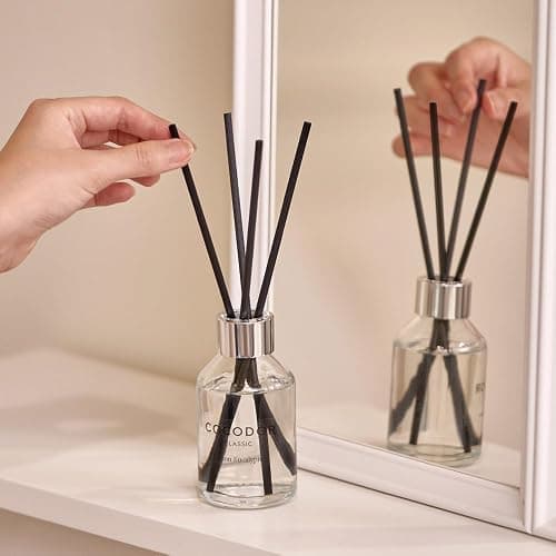 COCODOR Classic Reed Diffuser/Cashmere Vanilla/3.4oz(100ml)/1 Pack/Home Fragrance Scent Essential Oil Stick Diffuser for Bedroom Bathroom Home Décor thumbnail 6