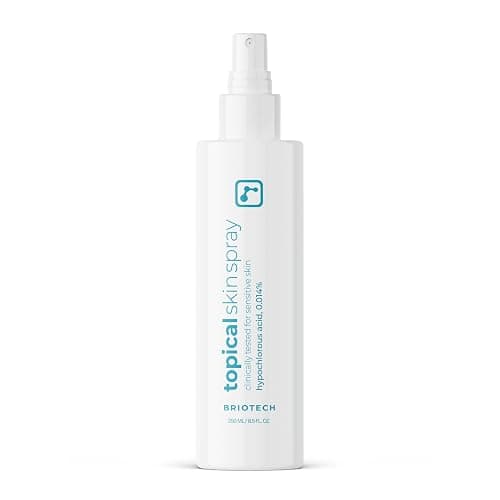 BRIOTECH Topical Skin Spray, Hypochlorous Acid Spray for Sensitive Skin, HOCl Facial Mist, Full Body Support Against Irritation, Calm Redness, Soothe Foot & Scalp, 8 oz (1 Pack) - 8 Ounce (Pack of 1) - Image 1