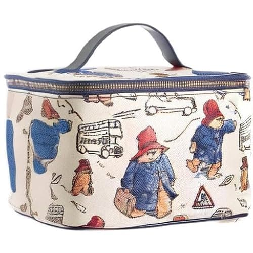 Signare Tapestry Toiletry Bag Makeup Cosmetic Organizer bag for Women with Paddington Bear Design (TOIL-PADD) thumbnail 6