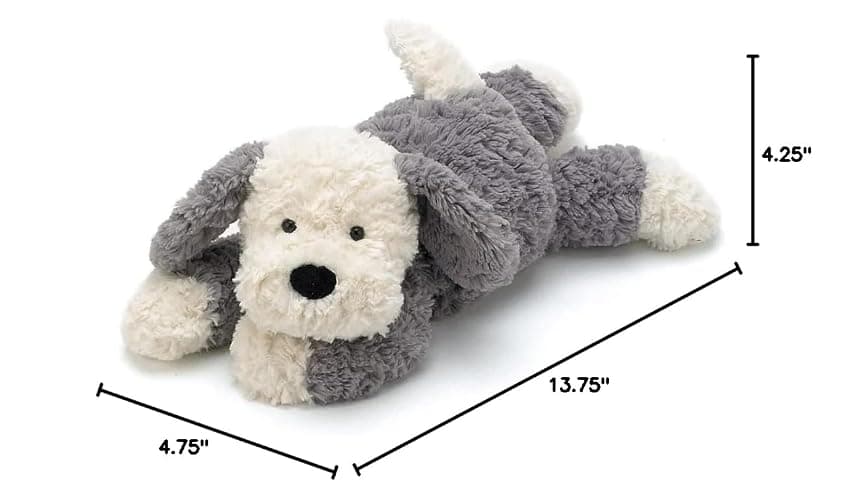 Jellycat Tumblie Sheep Dog Stuffed Animal, 14 inches- Dogs and Puppies Plush Toy - Classic Children's Gift thumbnail 2