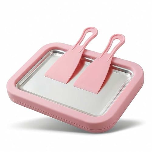 Rolled Ice Cream Maker, DIY Ice Cream Roll Tray | DIY Kit, Ice Cream Rolls, Homemade Desserts, Roll Tray Included, Fun for All Ages - Image 1