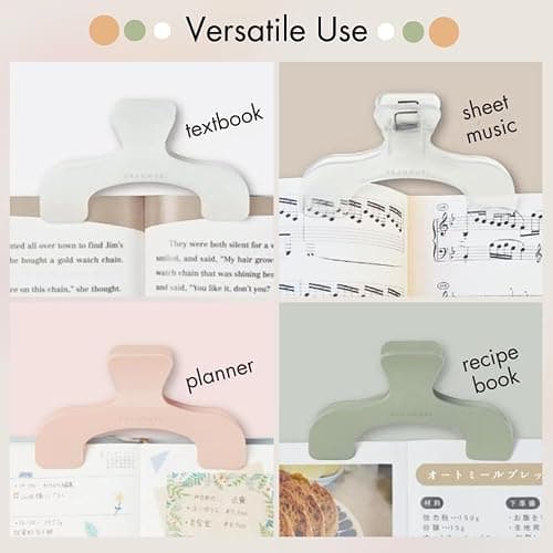 Sun-Star Versatile Crown Page Holder Clip - Ideal for Notebooks, Textbooks, Sheet Music and Maps, Night Forest S3623351 (Authentic Hologram for US and EU Only) 4.7 x 3.0 x 1.6 inches thumbnail 4