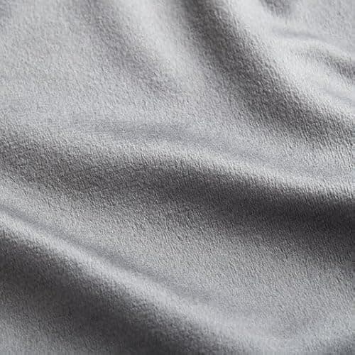 hm bedding Velvet Upholstered Headboard for Divan Beds – 20-Inch Lined Extra Padded Plush Headboard with Wooden Struts – Luxury Bedroom Furniture (Grey, Double) thumbnail 3