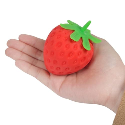 Anti-Stress Fruit Model Props Strawberry to Press Pinch Party Favor Add Adult Calm for Focus Squeeze Toys for Squeeze Ball Mesh for Girls for Adults thumbnail 9