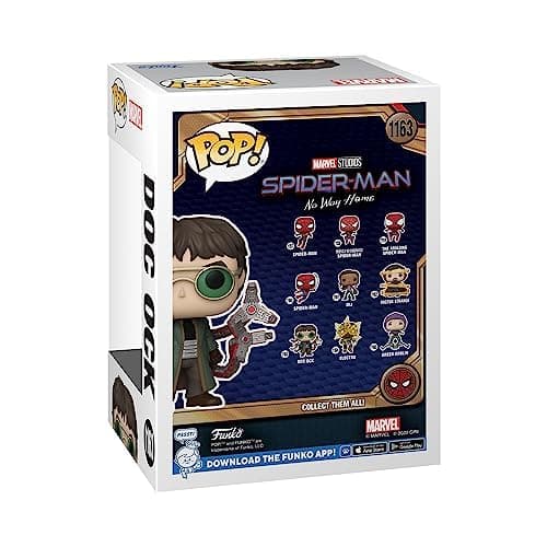 POP Marvel: Spider-Man: No Way Home - Doc Ock Funko Vinyl Figure (Bundled with Compatible Box Protector Case), Multicolor, 3.75 inches thumbnail 3