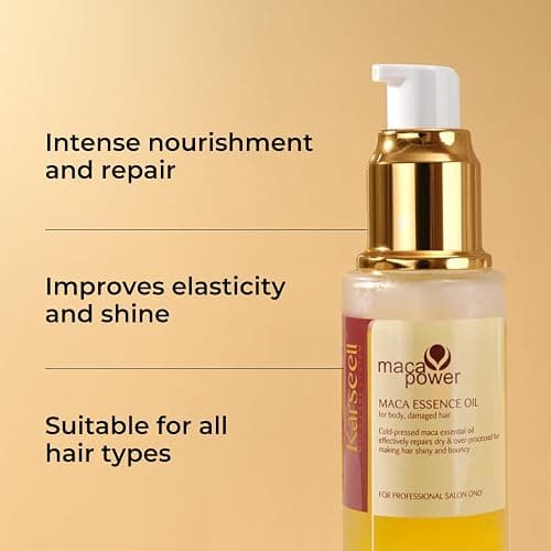 Karseell Collagen Hair Treatment Mask, Argan Oil Set for Deep Repair Conditioning of Damaged, Dry and All Hair Types, 16.9floz + 1.69floz thumbnail 4