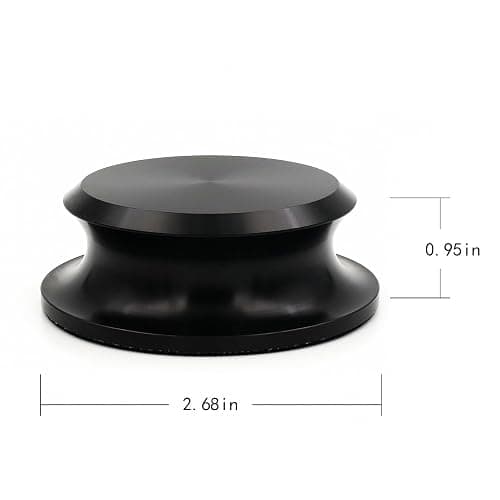 Menesia Record Weight Stabilizer, Turntable and Vinyl Record Weight, Premium Vinyl Stabilizer for Superior Sound (Black) thumbnail 2