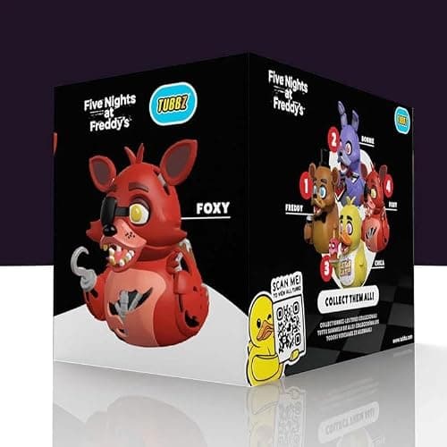 TUBBZ Boxed Edition: Five Nights At Freddy's - Foxy Cosplaying Rubber Duck Vinyl Figure thumbnail 7