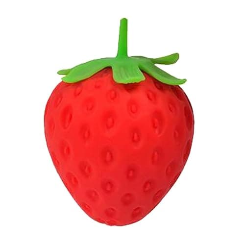 Anti-Stress Fruit Model Props Strawberry to Press Pinch Party Favor Add Adult Calm for Focus Squeeze Toys for Squeeze Ball Mesh for Girls for Adults - Image 1