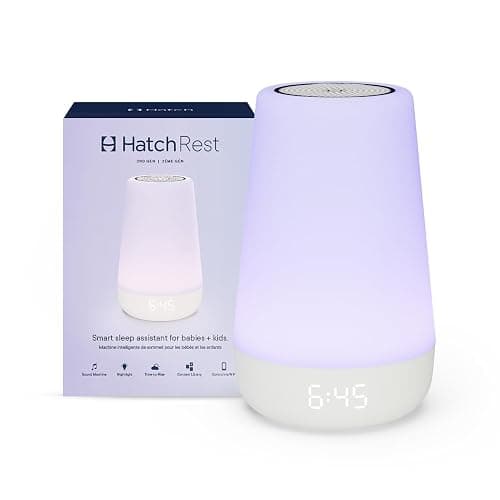 Hatch Rest Baby Sound Machine, Night Light | 2nd Gen | Registry Essential, Sleep Trainer, Routine Builder, Time-to-Rise Alarm Clock, White Noise Soother, Nursery Stories, Toddler Kids Bedroom (Wi-Fi) - Image 1