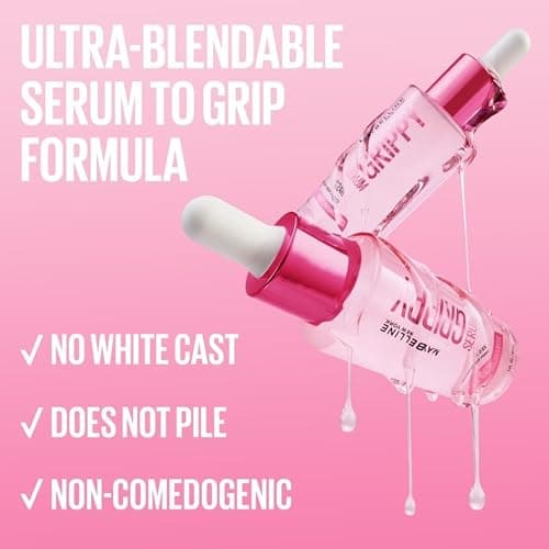 Maybelline New York Grippy Serum Makeup Primer, Glides On Like A Serum, Up To 24H Wear, Instantly Plumps & Hydrates Skin, +2% Niacinamide, Water-Based Formula, Suitable For All Skin Types (30ml) thumbnail 7