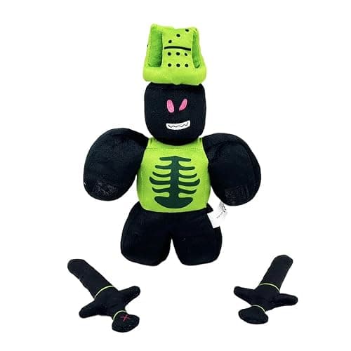 GUUZOGG 11 Inch 1x1x1x1 Plush Toy with Detachable Sword, Adorable Killer Stuffed Animal Doll for Fans, Collectible Gift for Kids Boys Girls and Adults thumbnail 4