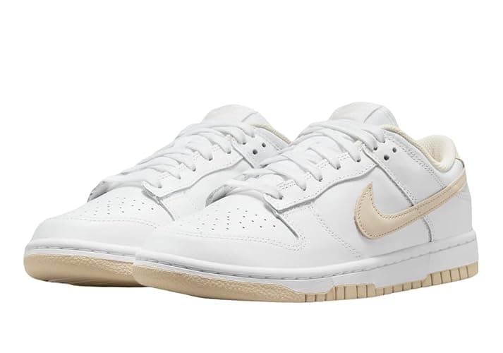Nike Women's Dunk Low Sneaker - 8 - White/Pearl White thumbnail 2