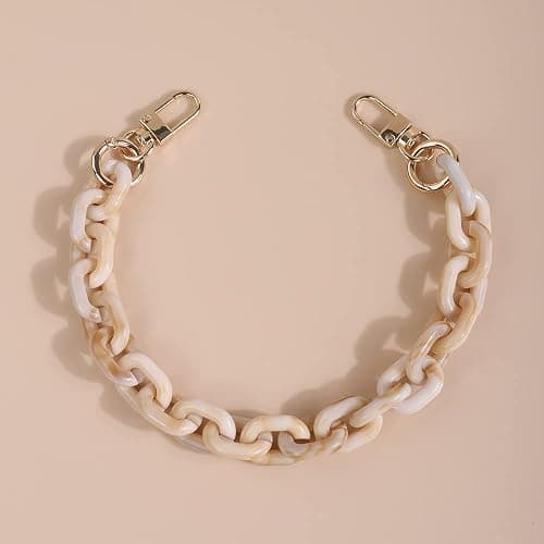 Wiwpar Acrylic Bag Chain Strap Shoulder Purse Handbag Straps Replacement Chain with Gold Buckle (Style 4) thumbnail 4
