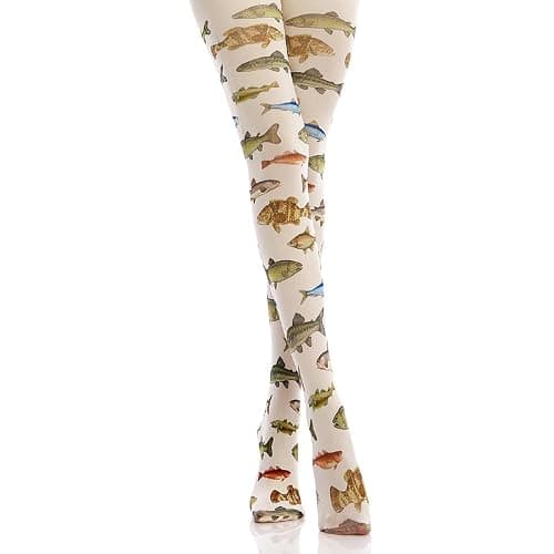 Women's Patterned Tights with Designs 140D White Velvet Cute Pantyhose Opaque Stockings thumbnail 4