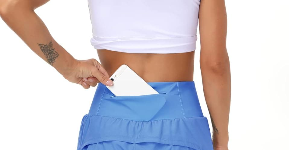 THE GYM PEOPLE Womens High Waisted Running Shorts Quick Dry Athletic Workout Shorts with Mesh Liner Zipper Pockets thumbnail 7