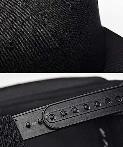 Snapback Hats for Men Baseball Cap Adjustable Flat Bill Trucker Dad Gift Skull Hat Skeleton Hand Snap Backpack Skateboard Hats for Boys Teen Black thumbnail 6