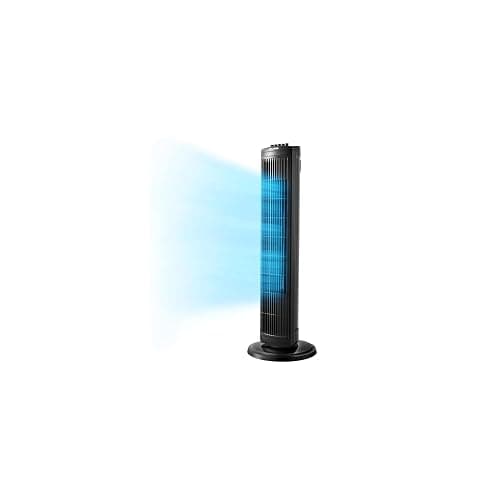 PELONIS 30 Inch Tower Fan for Bedroom, Quiet Oscillating Standing Fan with 3 Speeds, Portable Cooling Fan for Home Office Dorm Room, Auto-off Timer, Black, PFT28A2BBB - Image 1