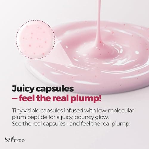 IsNtree Plum Peptide Plumping Gel Mask 30g x 4 Sheets | Korean Skincare | Cooling Gel Mask for Hydration & Firming | Peptides + Plum Extract thumbnail 4