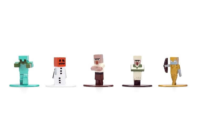 Jada Minecraft Nano Metalfigs Series 17 – Die-Cast Figure 12-Pack – Includes Steve, Alex, Diamond Armor Zombie & More Toys thumbnail 7