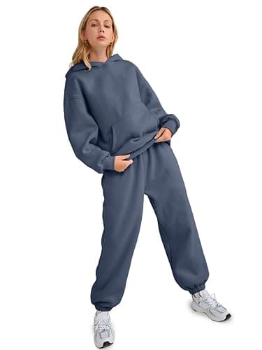 AUTOMET Womens 2 Piece Outfits Lounge Hoodie Sweatsuit Sets Plus Size Fall Fashion Clothes Airport Travel Pants Tracksuits thumbnail 5