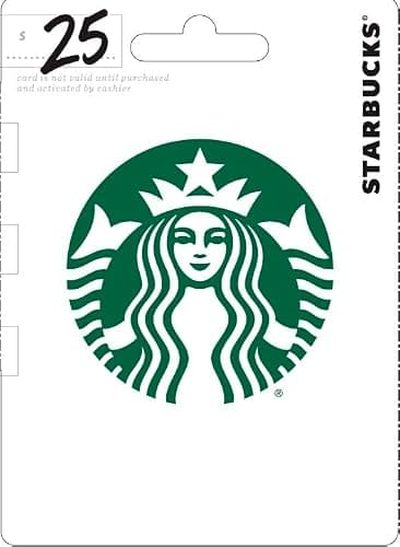 Starbucks Physical Gift Card | $25 - Image 1
