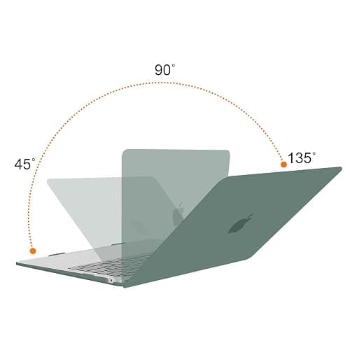 MOSISO Compatible with MacBook Air 13 inch Case M1 Chip 2021-2018 Release A2337 A2179 A1932, Plastic Hard Shell&Keyboard Cover&Screen Film&Storage Bag for MacBook Air 13.3 inch Case, Midnight Green thumbnail 4