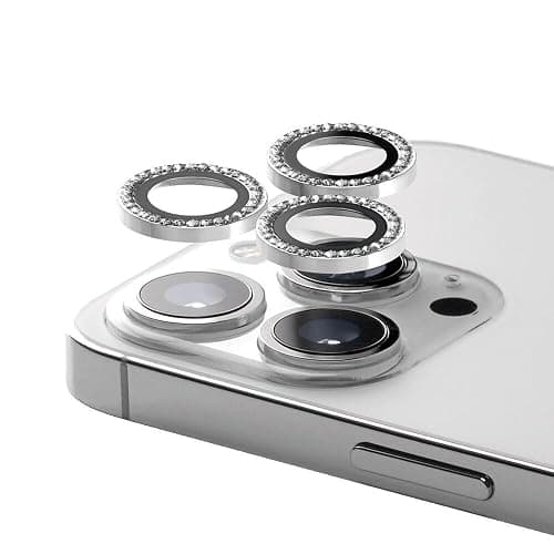 CASETiFY Camera Lens Gem [Easy Application] for iPhone 15 Pro / 15 Pro Max - Silver - Image 1