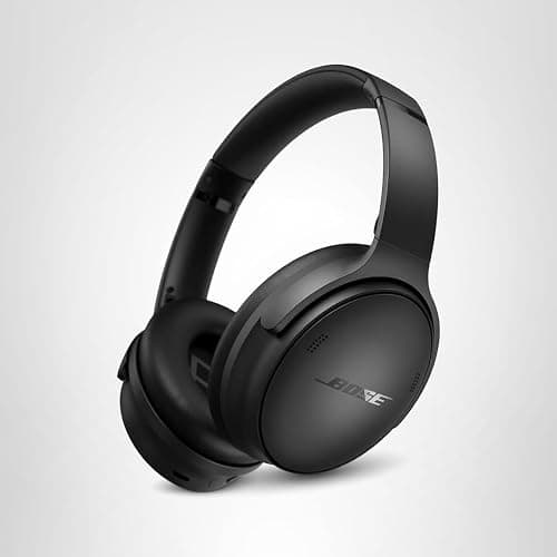 Bose QuietComfort Headphones - Wireless Bluetooth Headphones, Active Over Ear Noise Cancelling and Mic, USB-C Charging, Deep Bass, Up to 24 Hours of Playtime, Black thumbnail 7