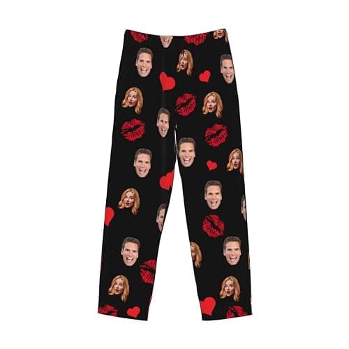 Personalized Pajamas Pants For Men Custom Funny Pajama Pants Pajama Bottoms Sleepwear With Photo Face Text thumbnail 4