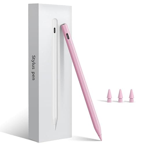 Pencil for iPad 2025-2018, Fast Charge, Palm Rejection, Tilt Sensitivity Stylus Pen for Apple iPad 10th/11th A16/9th-6th Generation, Air M2 M3 13"/11"/5-3rd, Pro M5 M4 13"/11"/12.9", Mini 7th/6th/5th - Image 1