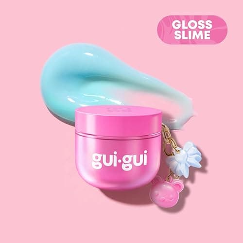 GUI GUI Mini Bundle Pack Slime Kit, Scented Slime for Kids 6+ | 4 collectible minis with gloss, butter, fluffy cloud slime, and clear textures plus charm clips, birthday gifts for girls 6+ thumbnail 11