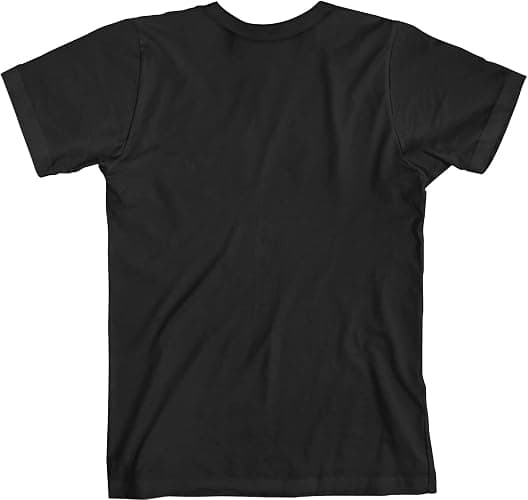 Five Nights at Freddy's Foxy with Warning Signs Crew Neck Short Sleeve Boy's Black T-Shirt thumbnail 3