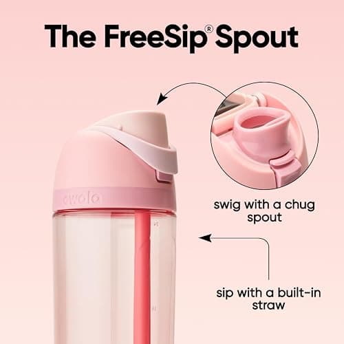 Owala FreeSip Tritan Water Bottle 25 oz Rose Quartz thumbnail 4