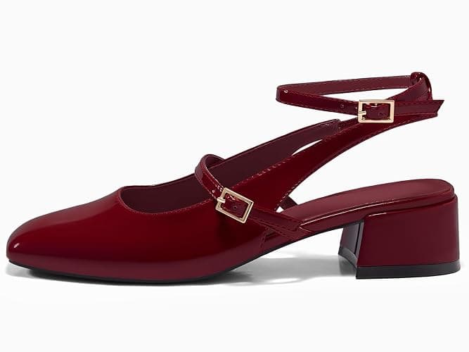 Red Mary Jane Shoes thumbnail 4
